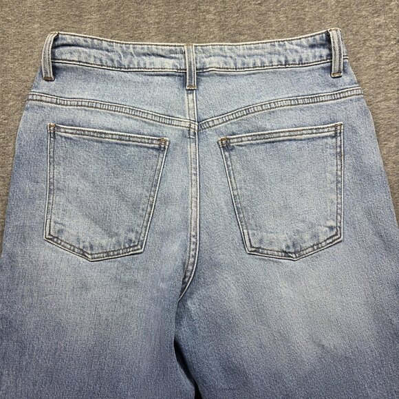 KUT From The Kloth Jeans Womens 4 Blue Melissa Straight Leg High Rise Denim - Picture 3 of 9